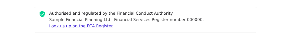 FCA verified badge