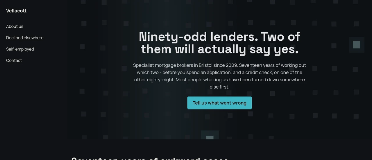 Specialist mortgage broker