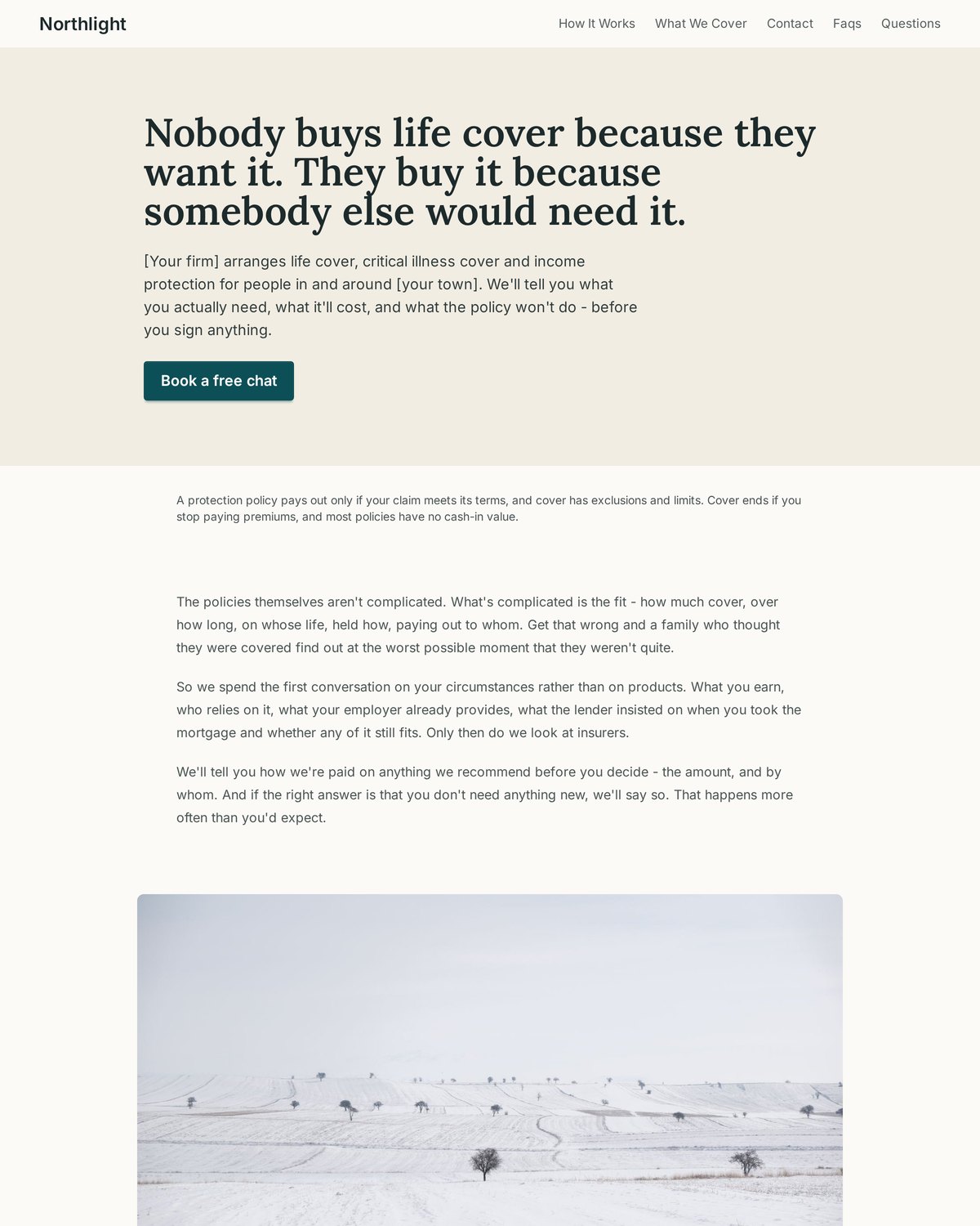 Northlight template